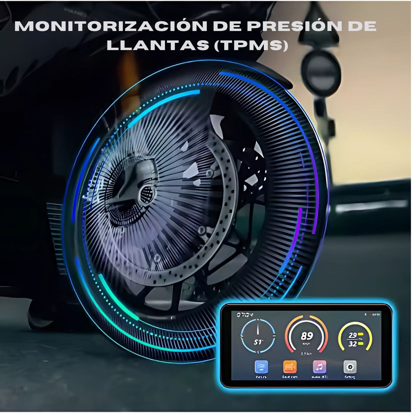 🏍️ Pantalla CarPlay de 6.2 pulgadas (F89) | Universal