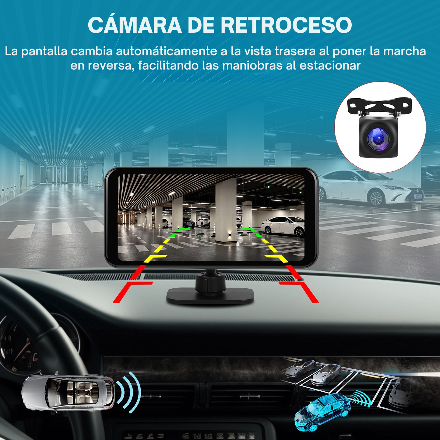 🚗 Pantalla CarPlay de 6.25 pulgadas (C625) | Universal