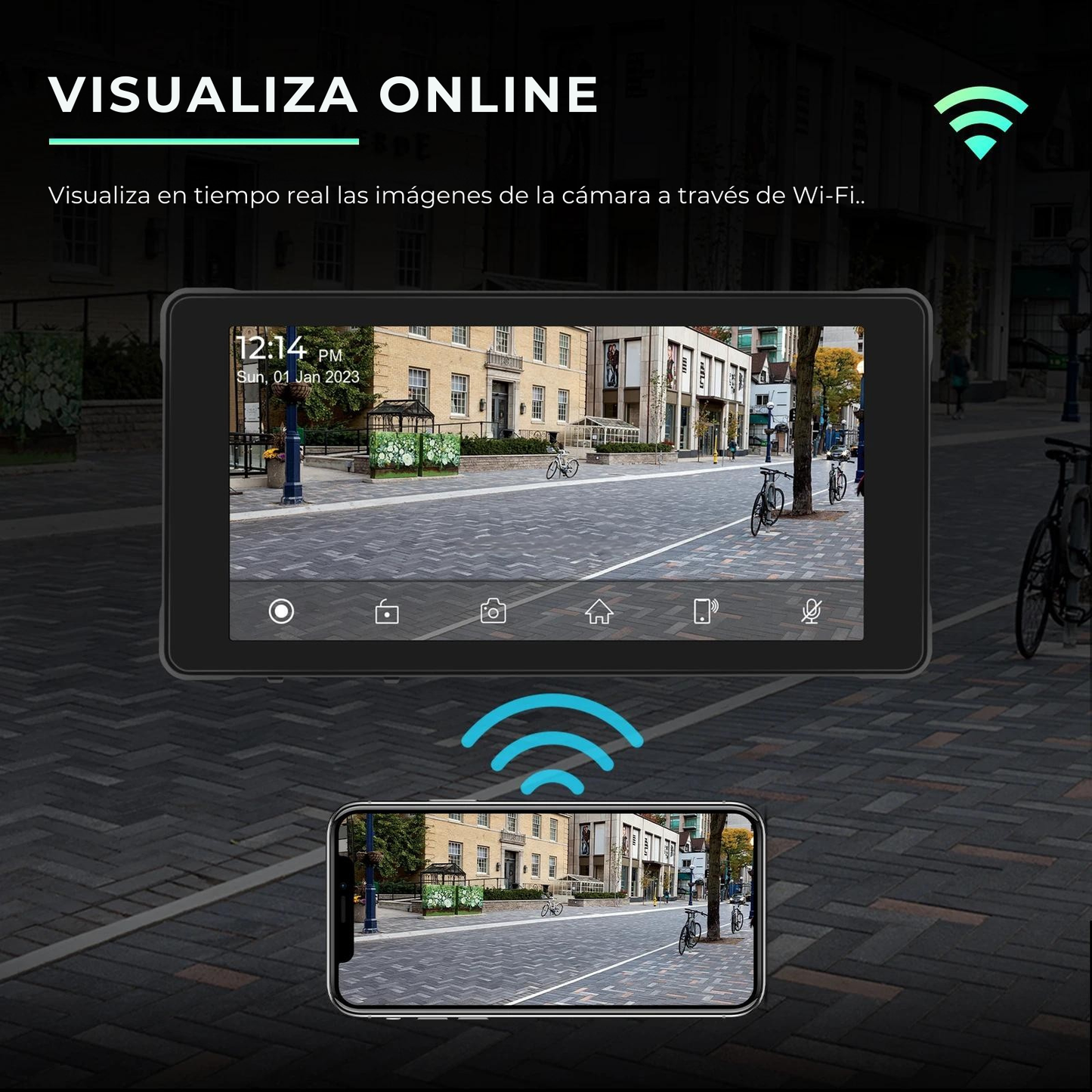 🏍️ Pantalla CarPlay de 5.5 pulgadas  (F85) | Universal