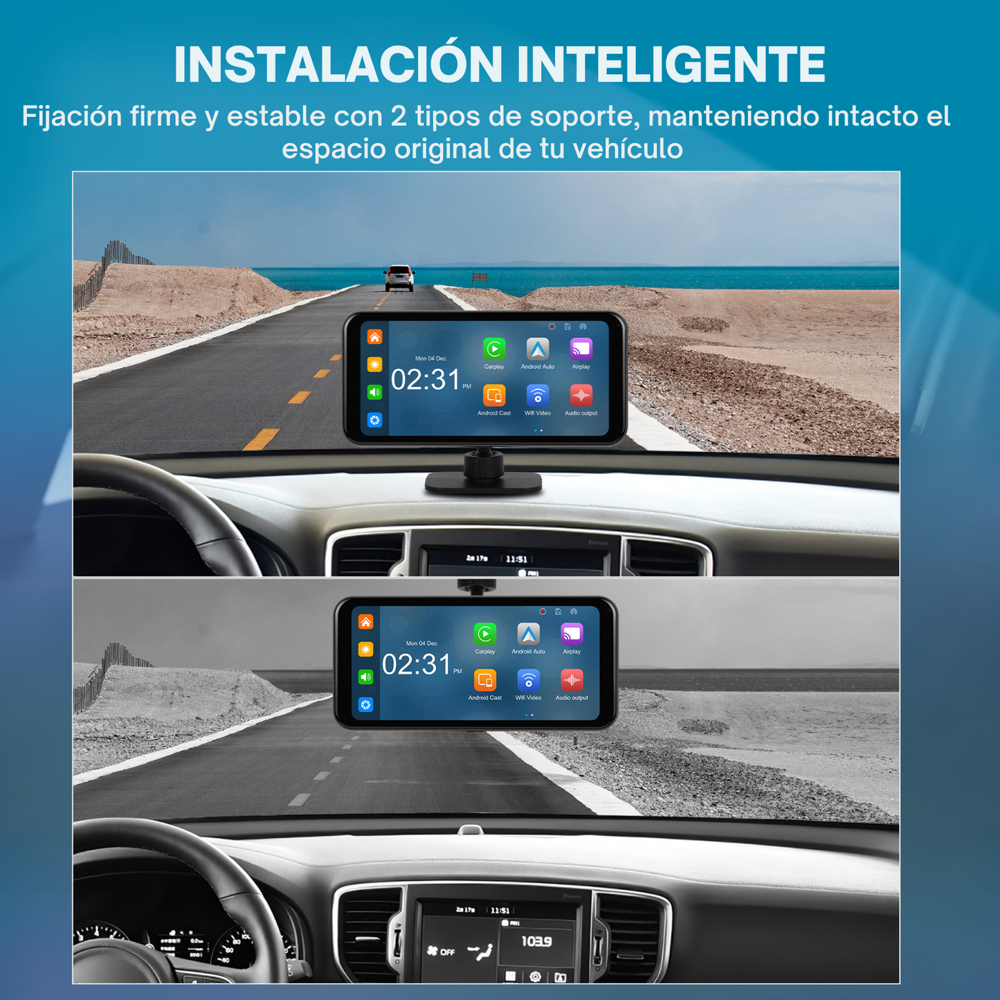 🚗 Pantalla CarPlay de 6.25 pulgadas (C625) | Universal